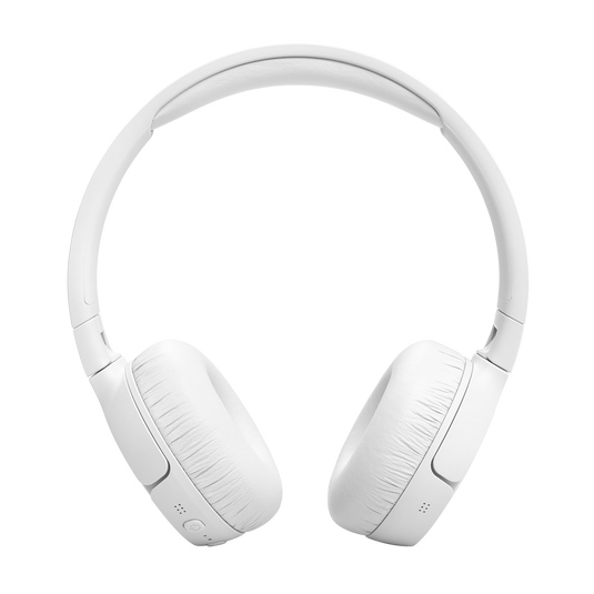 JBL Tune 670NC - White - Adaptive Noise Cancelling Wireless On-Ear Headphones - Front image number null